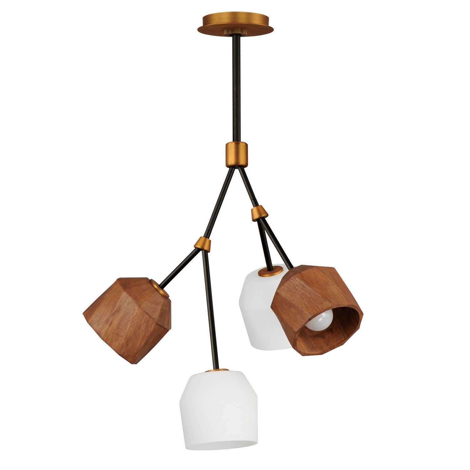 Maxim - 28274DBZAB - LED Pendant - Akimbo - Dark Bronze/Antique Brass