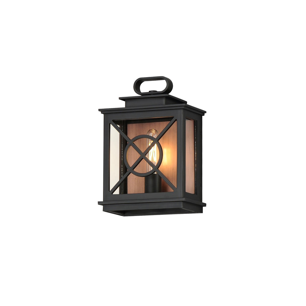 Maxim - 40802CLACPBK - One Light Outdoor Wall Sconce - Yorktown VX - Black/Aged Copper