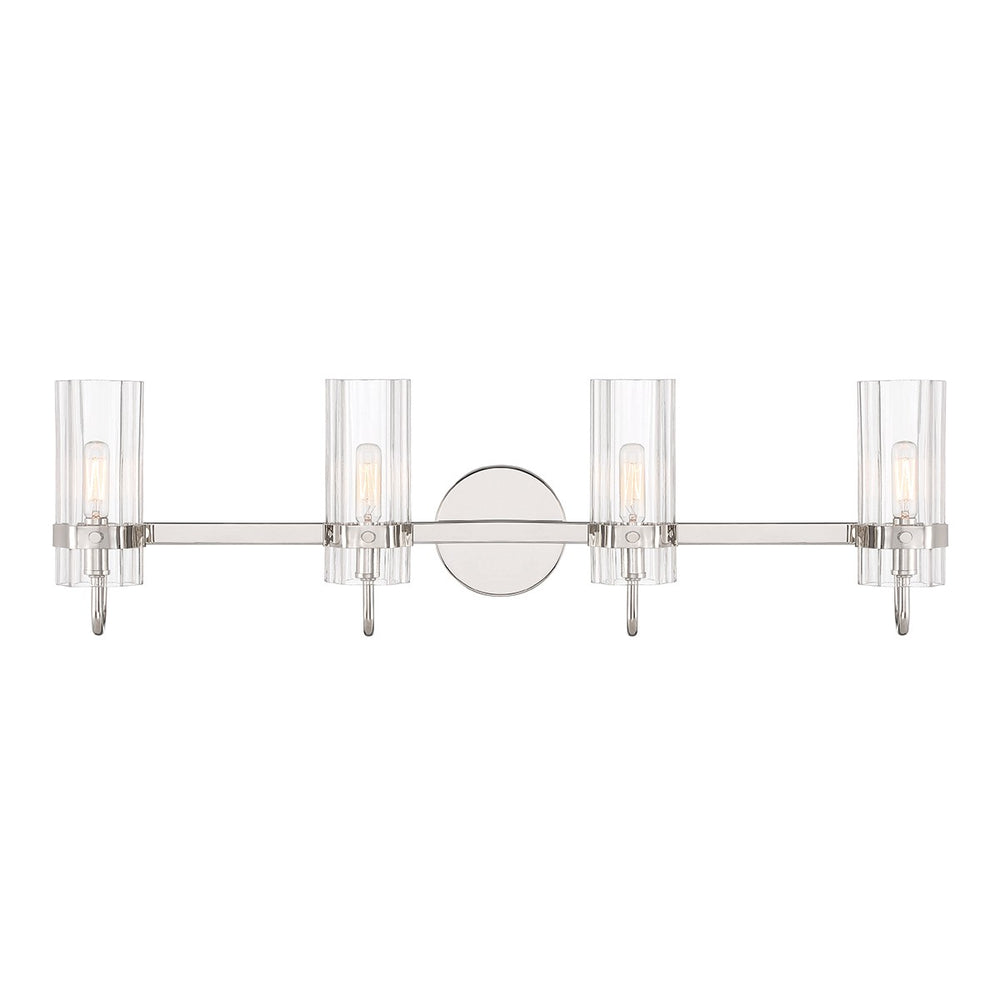 Eurofase - 45464-027 - Four Light Vanity - Brook - Polished Nickel