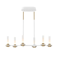 Eurofase - 45713-026 - LED Chandelier - Torcia - White and Brass