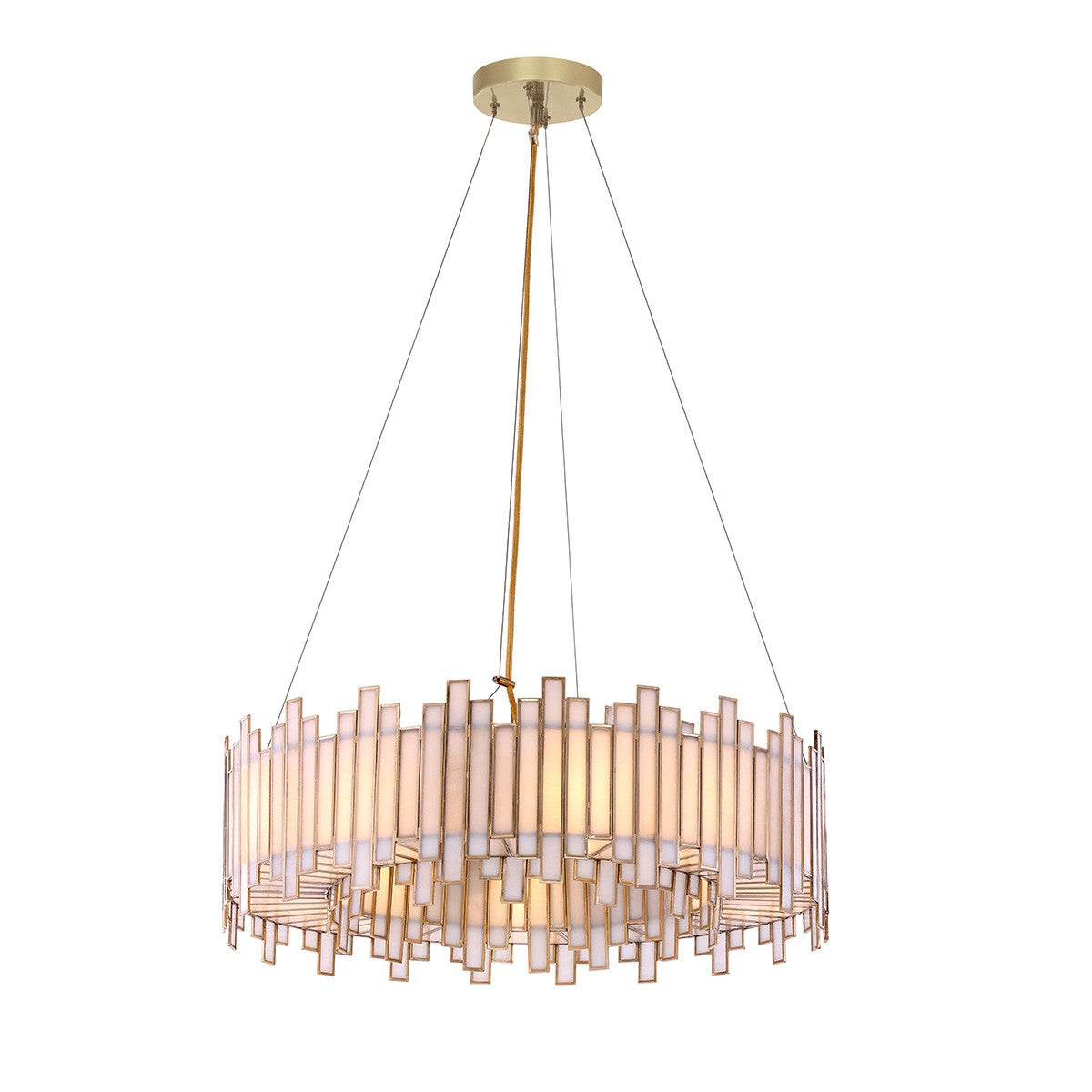 Eurofase - 46466-013 - Eight Light Chandelier - Birla - Brass