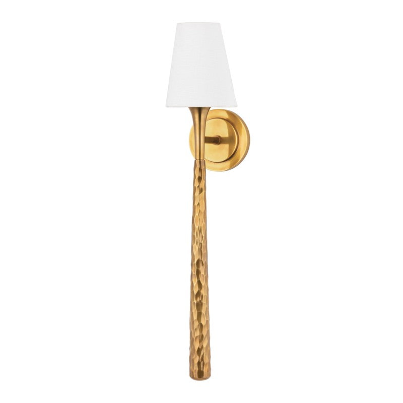 Corbett Lighting - 407-01-VB - One Light Wall Sconce - Greta - Vintage Brass