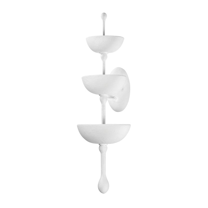 Corbett Lighting - 437-30-GSW - Six Light Wall Sconce - Aura - Gesso White