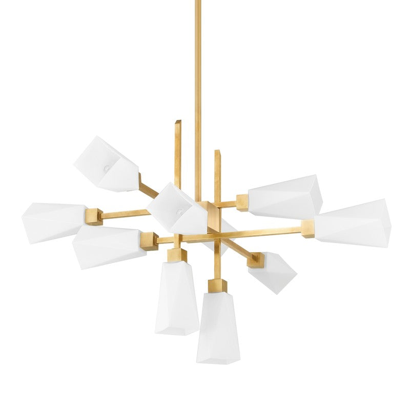 Corbett Lighting - 441-46-VB - Ten Light Chandelier - Artemis - Vintage Brass