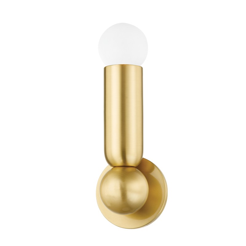 Mitzi - H720101-AGB - One Light Wall Sconce - Lolly - Aged Brass