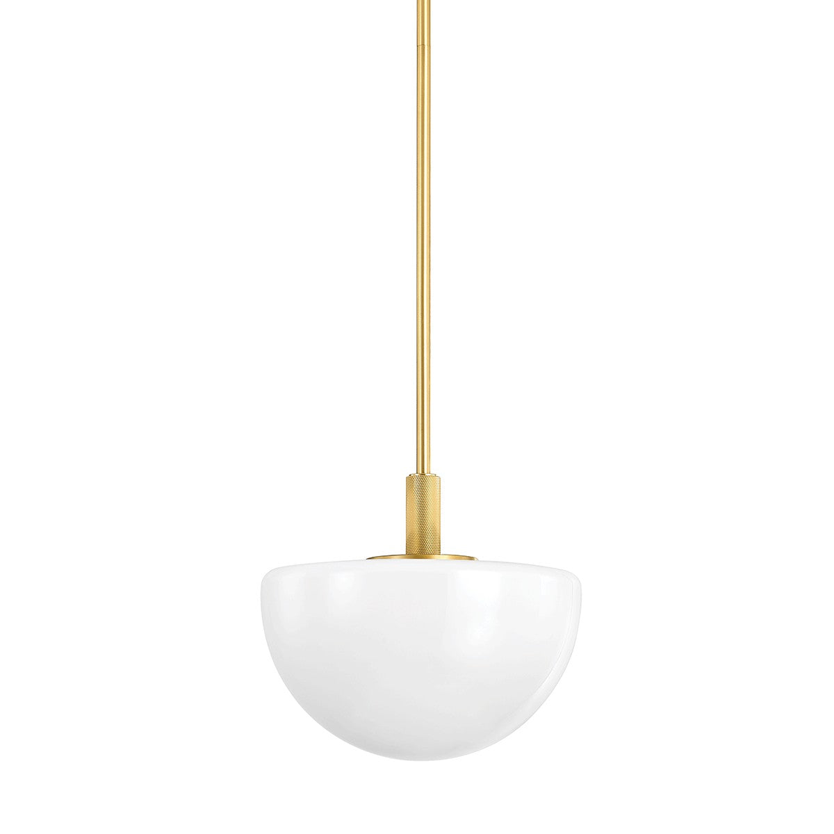 Hudson Valley - 5913-AGB - One Light Pendant - Lethbridge - Aged Brass