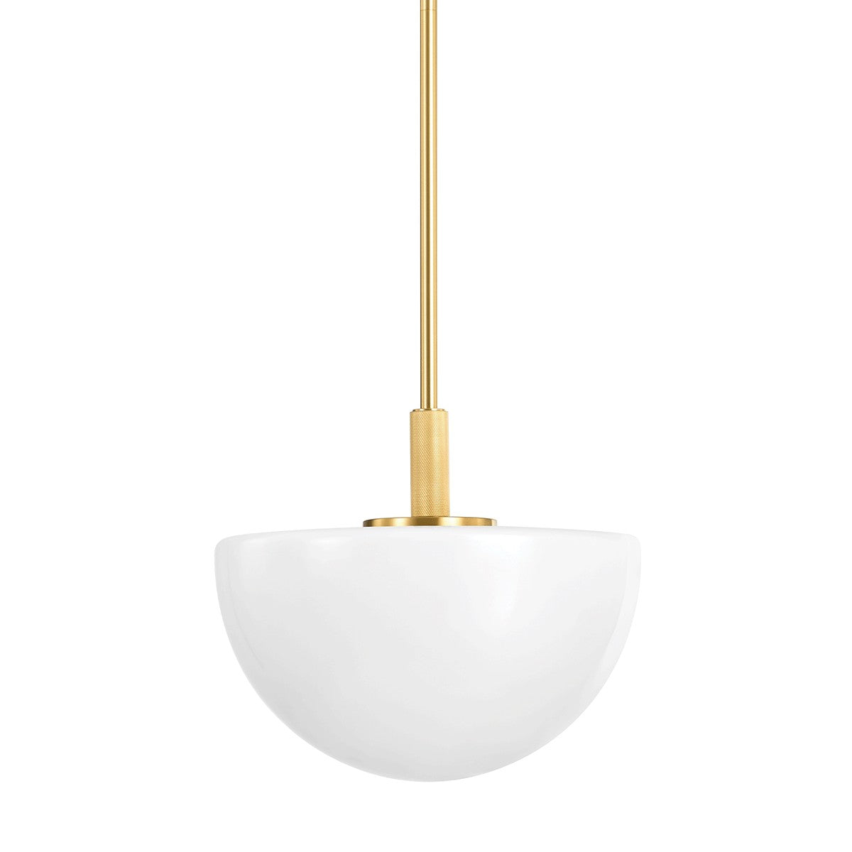 Hudson Valley - 5915-AGB - One Light Pendant - Lethbridge - Aged Brass