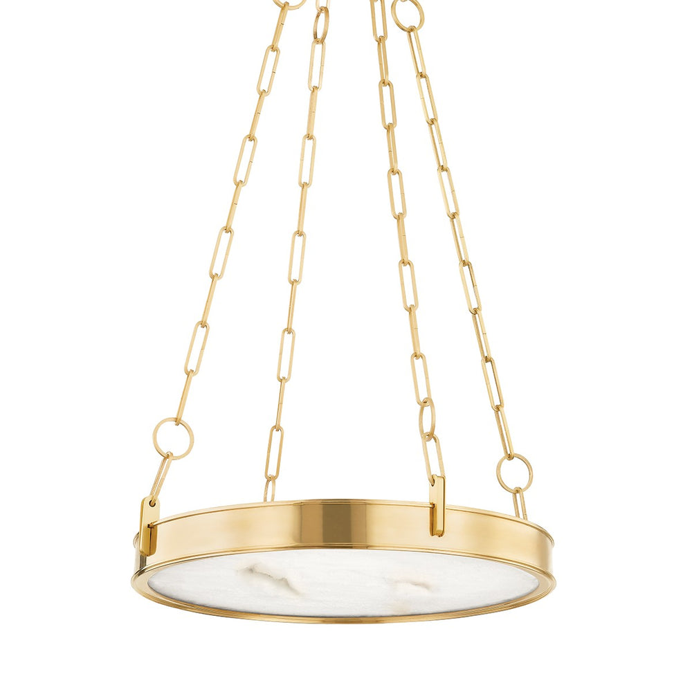 Hudson Valley - 7220-AGB - LED Chandelier - Kirby - Aged Brass