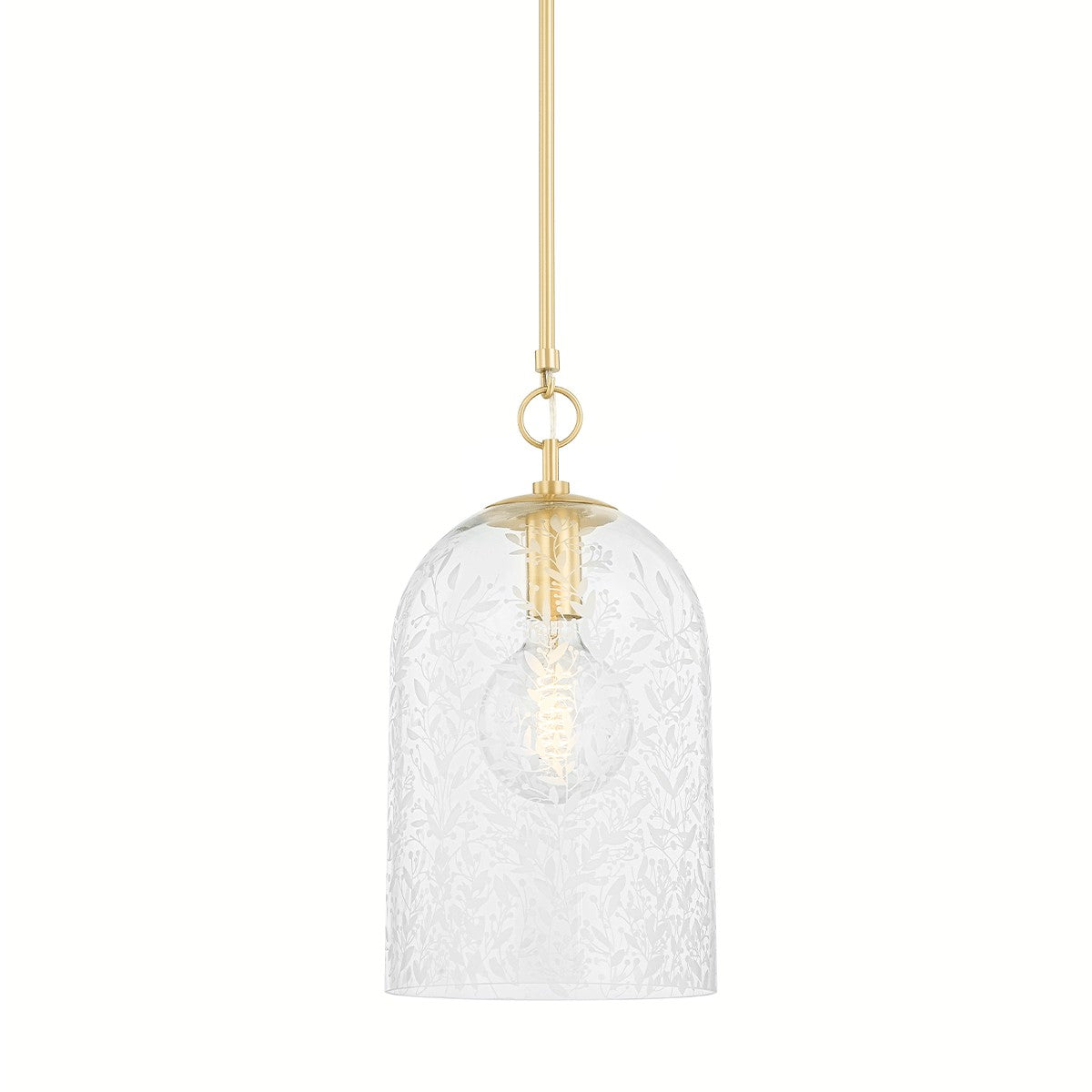 Hudson Valley - 7510-AGB - One Light Pendant - Belleville - Aged Brass