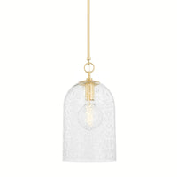 Hudson Valley - 7510-AGB - One Light Pendant - Belleville - Aged Brass