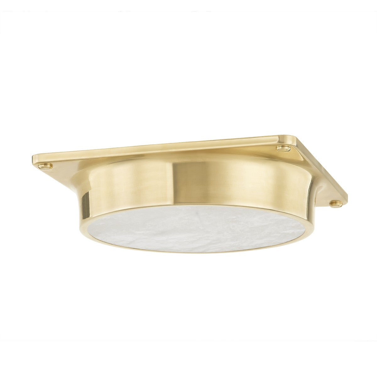 Hudson Valley - 8301-AGB - LED Flush Mount - Greenwich - Aged Brass