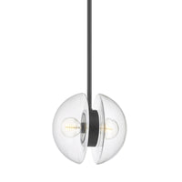 Hudson Valley - 9412-BBR - Two Light Pendant - Kert - Black Brass