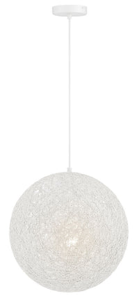 George Kovacs - P5570-44B - One Light Pendant - Entwined - Matte White