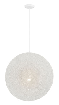 George Kovacs - P5571-44B - One Light Pendant - Entwined - Matte White