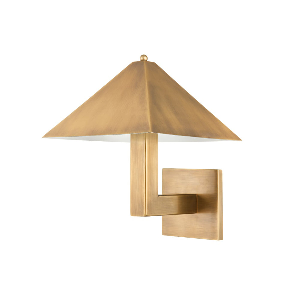 Troy Lighting - B5211-PBR - One Light Wall Sconce - Knight - Patina Brass