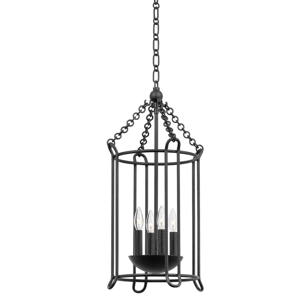 Troy Lighting - F4614-BI - Four Light Lantern - Lassen - Black Iron