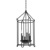 Troy Lighting - F4619-BI - Six Light Lantern - Lassen - Black Iron