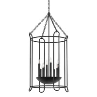 Troy Lighting - F4625-BI - Eight Light Lantern - Lassen - Black Iron