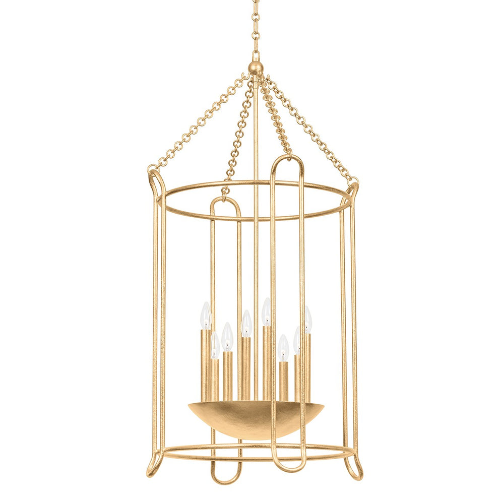 Troy Lighting - F4625-VGL - Eight Light Lantern - Lassen - Vintage Gold Leaf