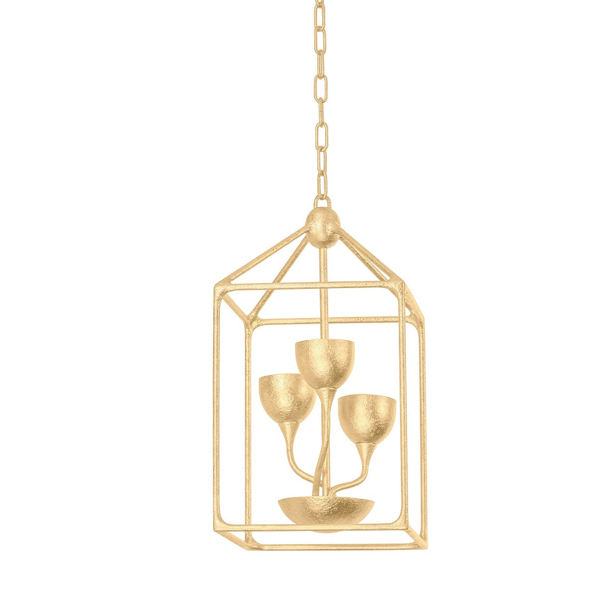 Troy Lighting - F7420-VGL - Five Light Lantern - Westwood - Vintage Gold Leaf