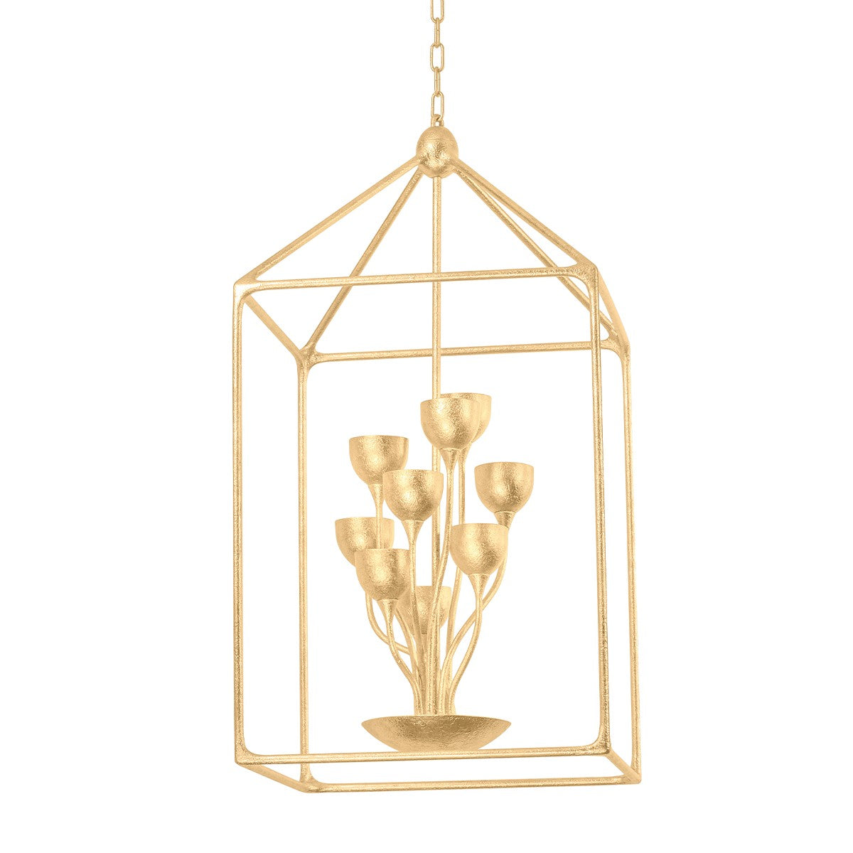 Troy Lighting - F7439-VGL - 12 Light Lantern - Westwood - Vintage Gold Leaf