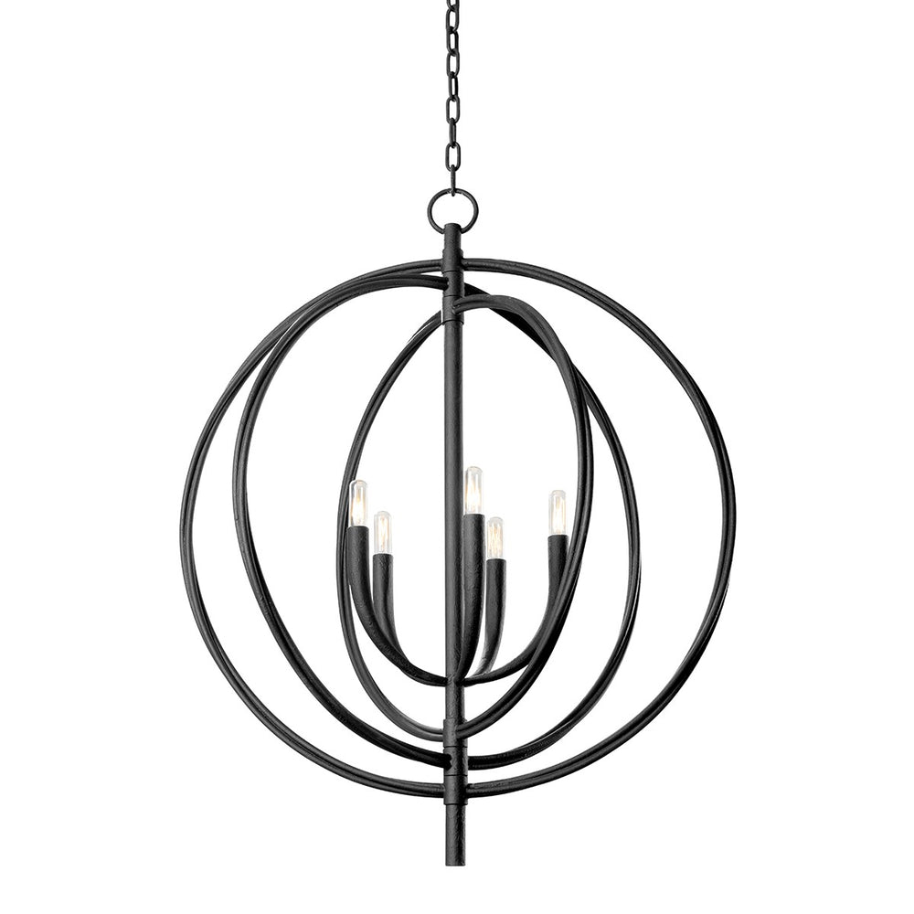 Troy Lighting - F8830-BI - Five Light Pendant - Fillea - Black Iron