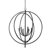 Troy Lighting - F8840-BI - Six Light Chandelier - Fillea - Black Iron