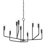 Troy Lighting - F9232-FOR - Nine Light Chandelier - Norman - Forged Iron