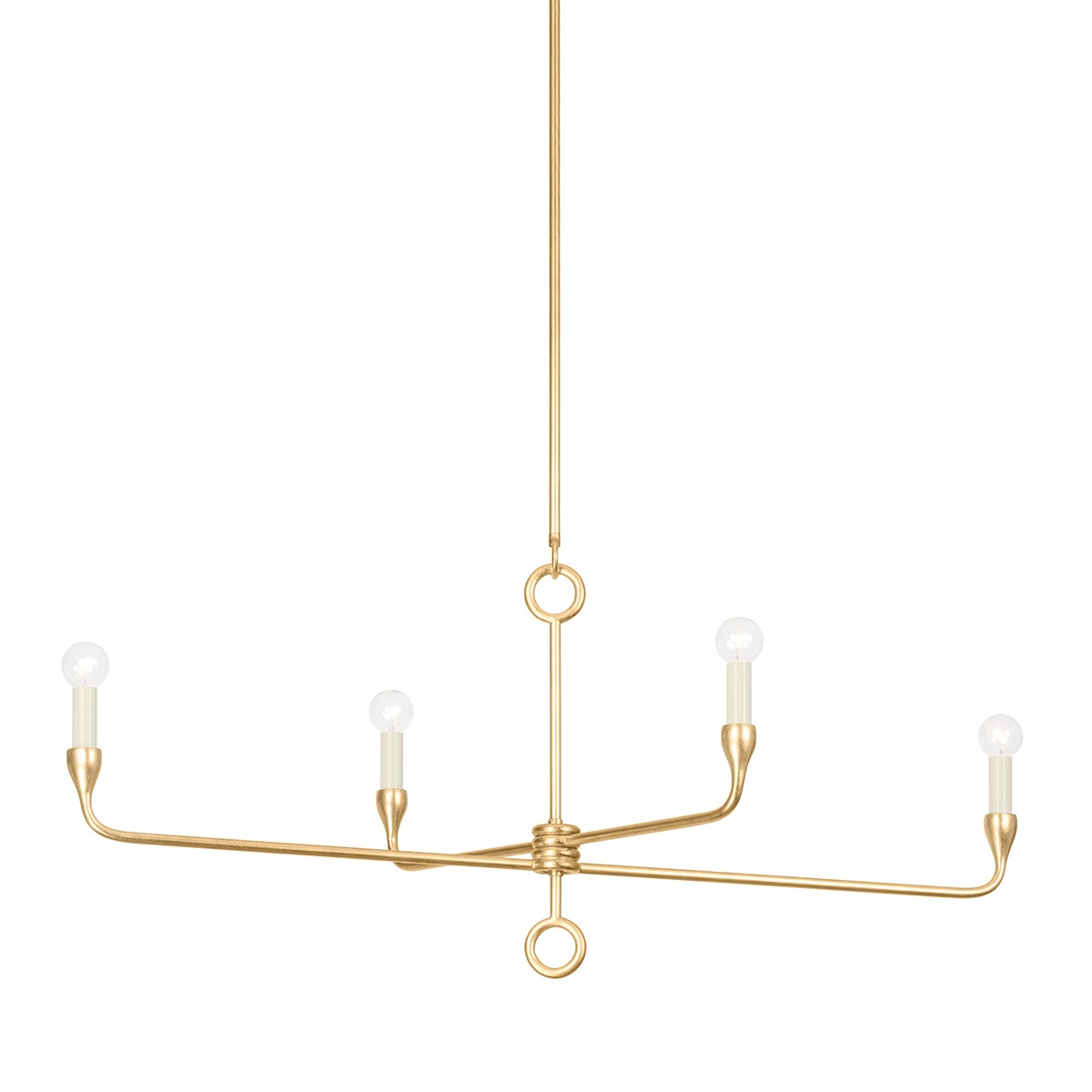 Troy Lighting - F9544-VGL - Four Light Island Pendant - Orson - Vintage Gold Leaf