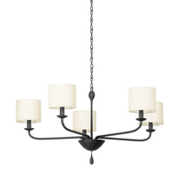 Troy Lighting - F9737-BI - Five Light Chandelier - Osmond - Black Iron