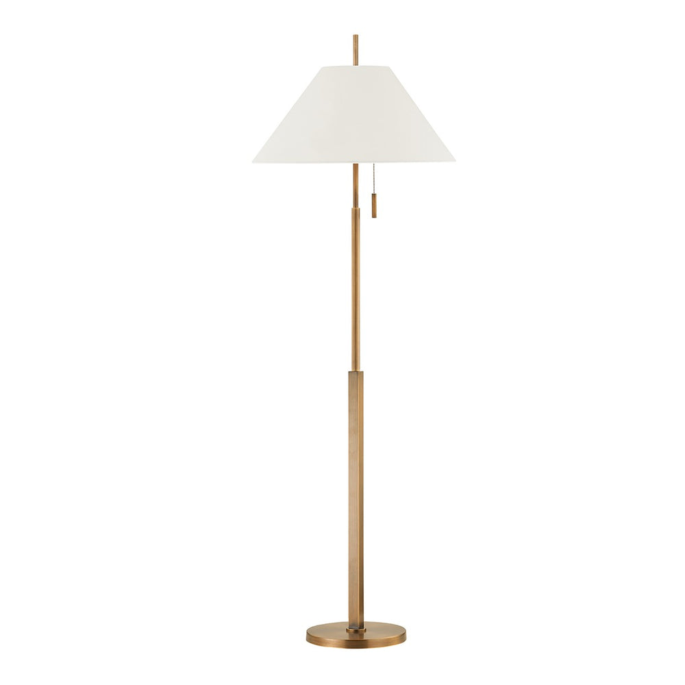 Troy Lighting - PFL5769-PBR - One Light Floor Lamp - Clic - Patina Brass