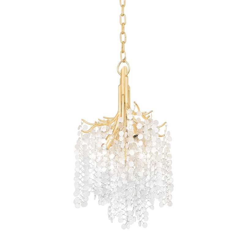 Corbett Lighting - 350-15-GL - Five Light Chandelier - Genoa - Gold Leaf