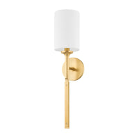 Hudson Valley - 3122-AGB - One Light Wall Sconce - Brewster - Aged Brass