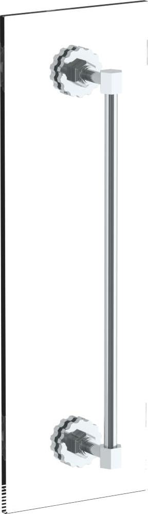 12" Shower Door Pull/ Glass Mount Towel Bar