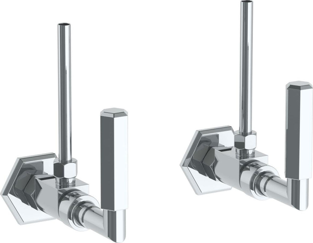 Lavatory Angle Stop Kit -1/2" Compression X 3/8" Od Compression