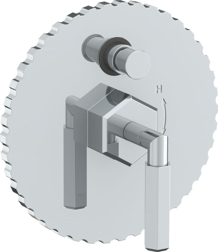 Wall Mounted Pressure Balance Shower Trim With Diverter, 7"