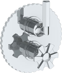Wall Mounted Thermostatic Shower Trim With Built-In Control, 6 1/4" X 8" - Maison&Co.