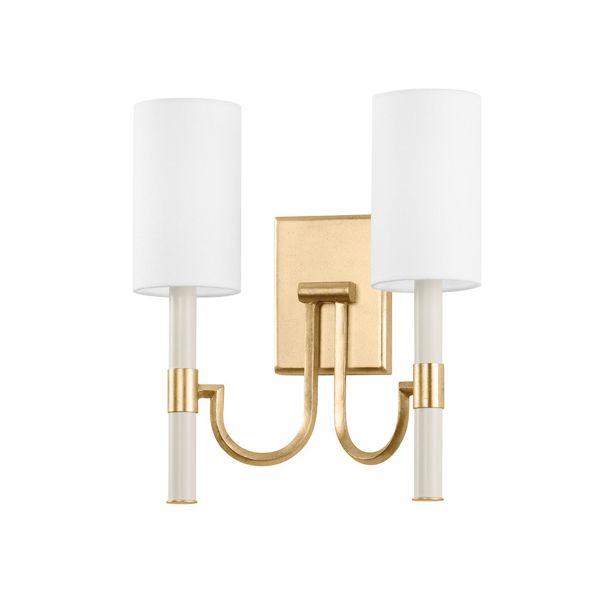 Troy Lighting - B1114-VGL - Two Light Wall Sconce - Gustine - Vintage Gold Leaf