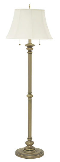 House of Troy - N601-AB - Two Light Floor Lamp - Newport - Antique Brass