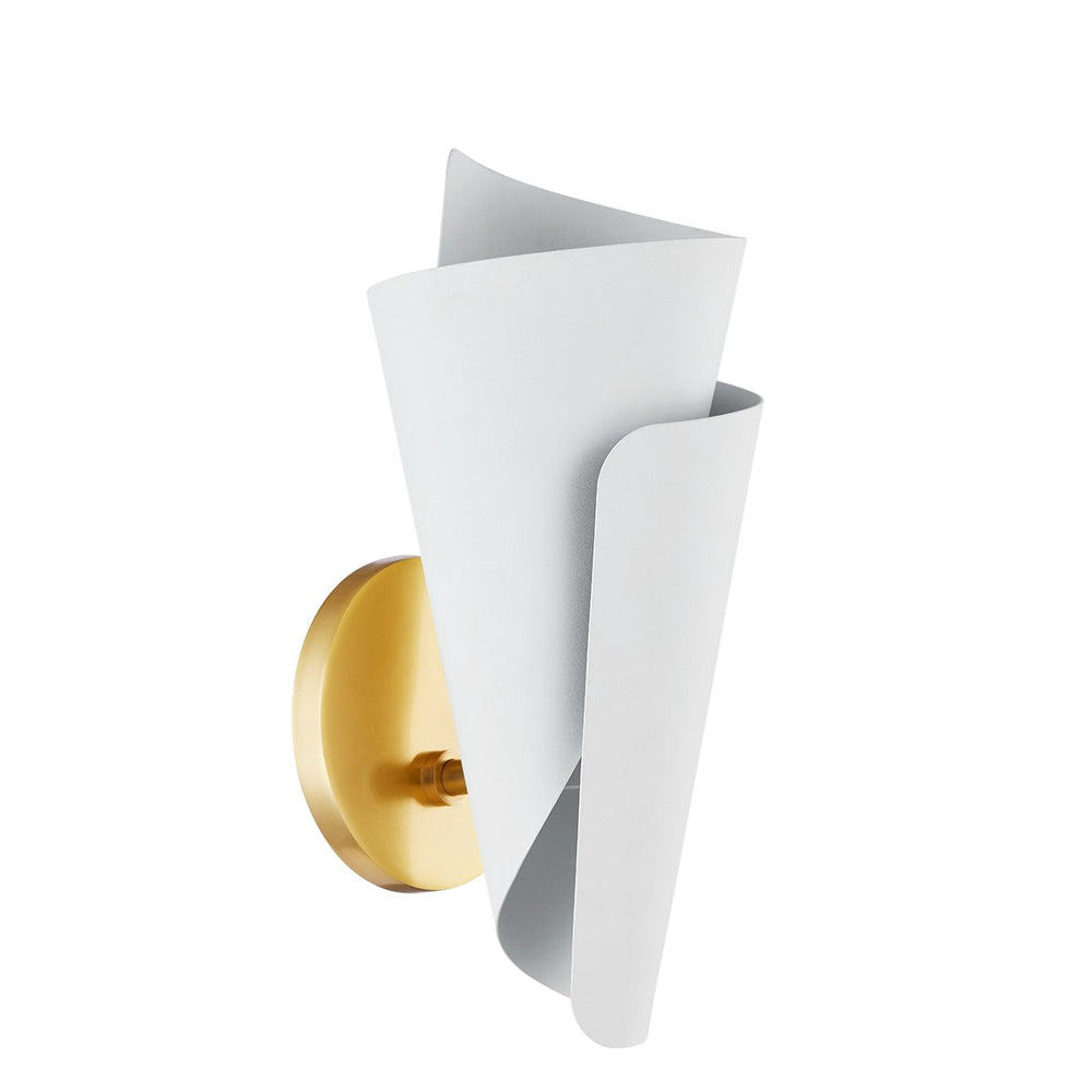 Mitzi - H779101-AGB/TWH - One Light Wall Sconce - Davina - Aged Brass/Textured White