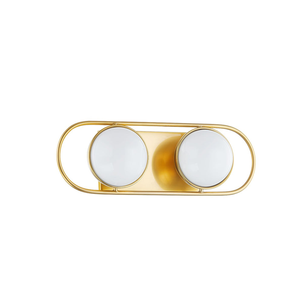 Mitzi - H783302-AGB - Two Light Bath and Vanity - Amy - Aged Brass