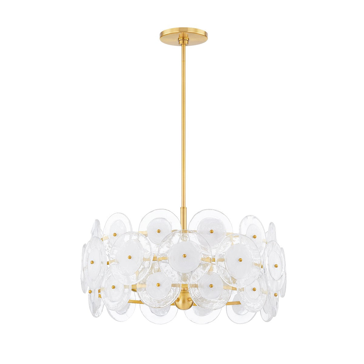 Mitzi - H810705-AGB - Five Light Chandelier - Zoella - Aged Brass