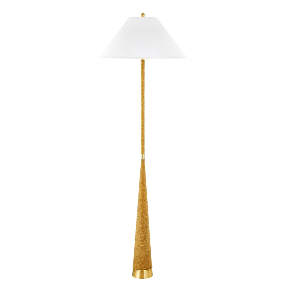 Mitzi - HL804401-AGB - One Light Floor Lamp - Indie - Aged Brass