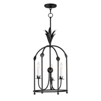 Maxim - 2884AR - Three Light Foyer Pendant - Paloma - Anthracite