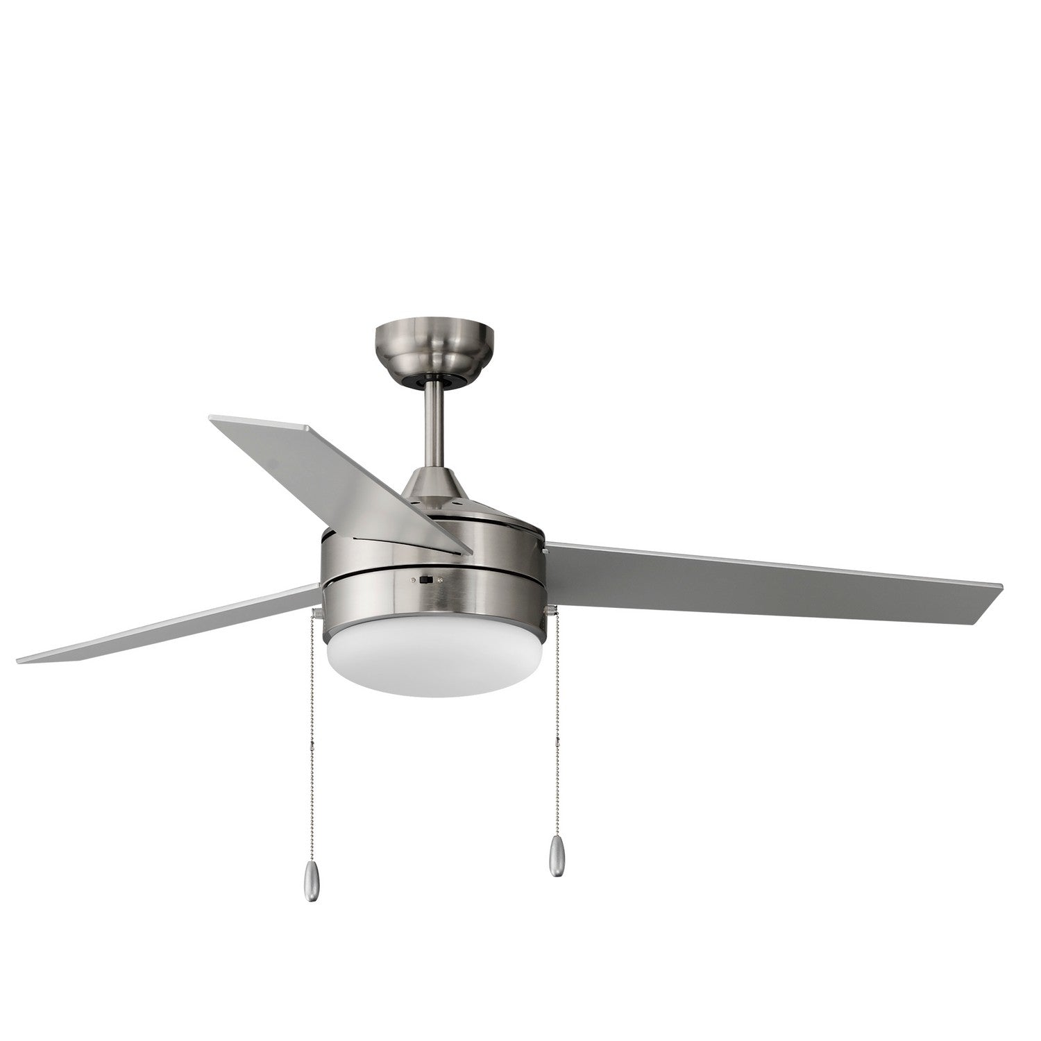 Maxim - 89906FTSNBK - 52"Ceiling Fan - Trio - Satin Nickel / Black