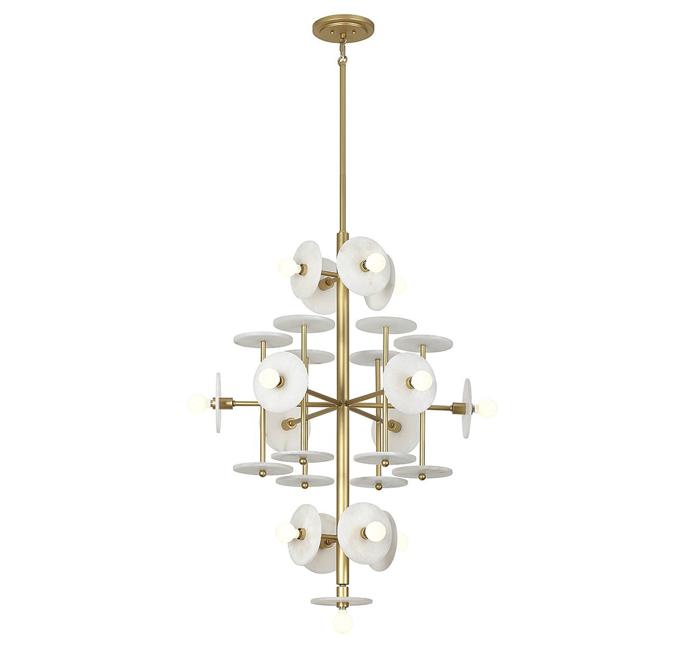 Savoy House - 1-1592-15-38 - 15 Light Chandelier - Amani - Royal Gold