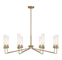 Savoy House - 1-8860-8-322 - Eight Light Chandelier - Baker - Warm Brass