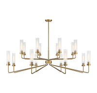 Savoy House - 1-8862-16-322 - 16 Light Chandelier - Baker - Warm Brass