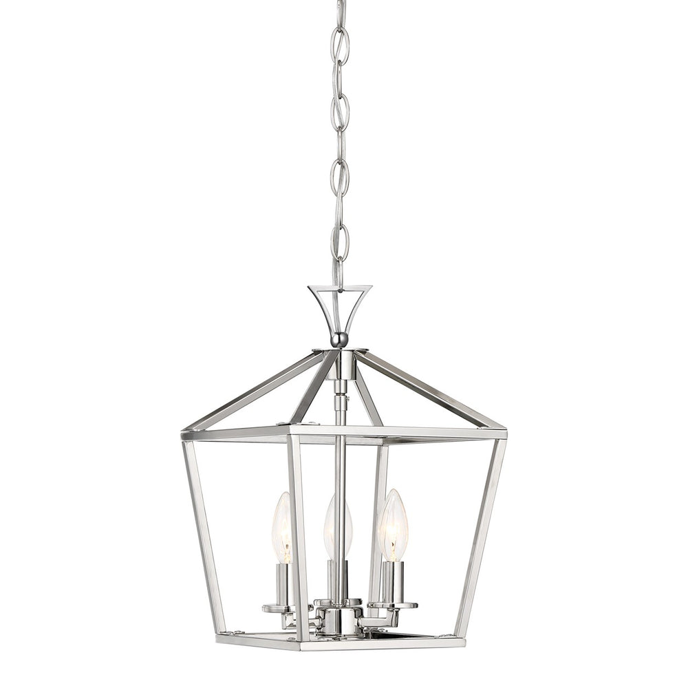 Savoy House - 3-420-3-109 - Three Light Pendant - Townsend - Polished Nickel