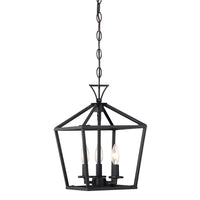 Savoy House - 3-420-3-89 - Three Light Pendant - Townsend - Matte Black